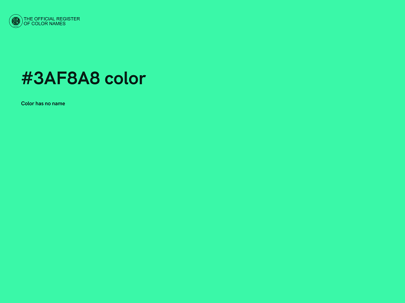 #3AF8A8 color image