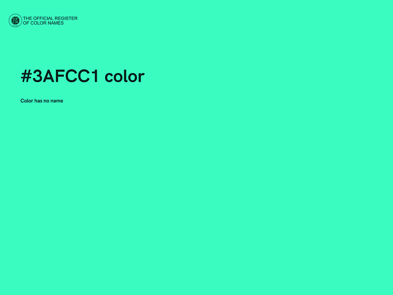 #3AFCC1 color image