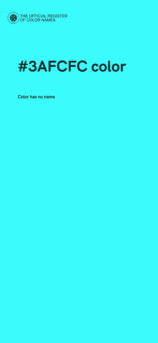 #3AFCFC color image