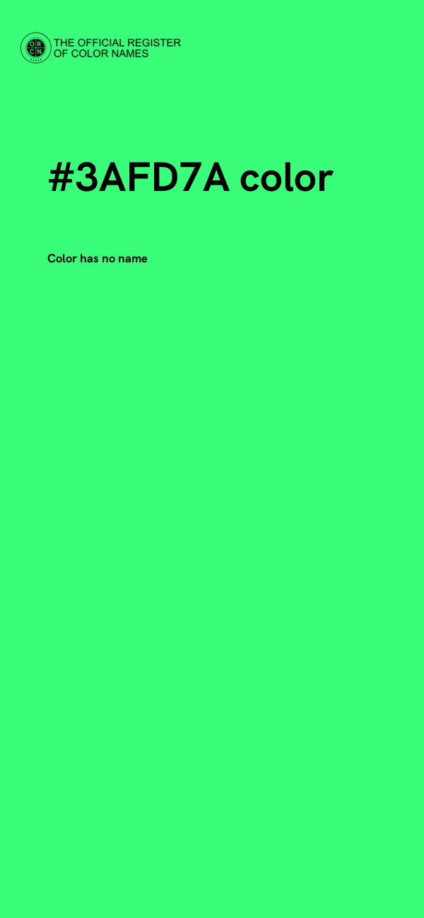 #3AFD7A color image
