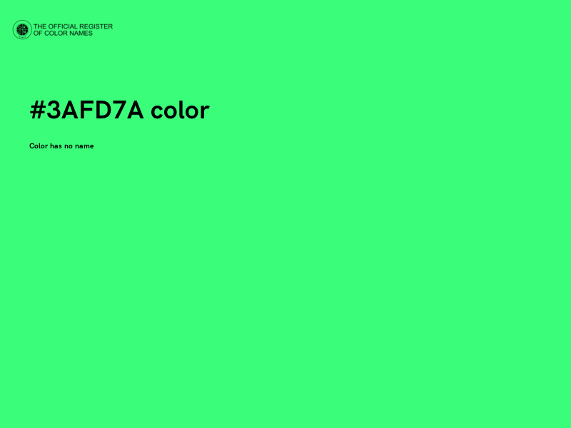 #3AFD7A color image