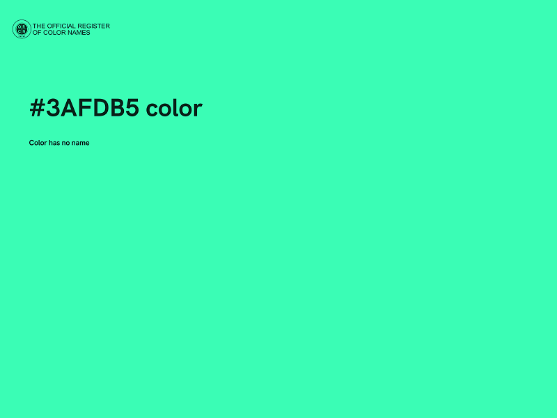 #3AFDB5 color image