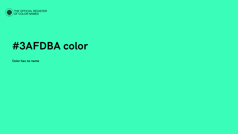 #3AFDBA color image