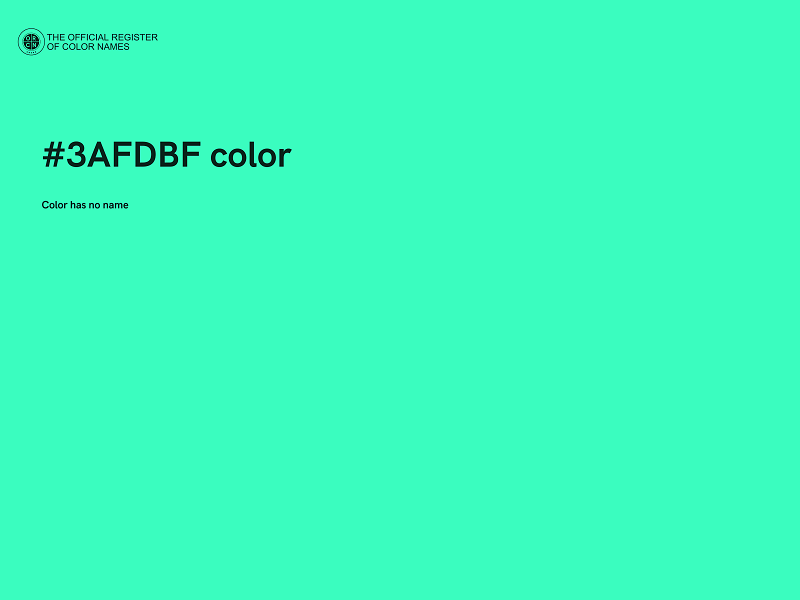 #3AFDBF color image