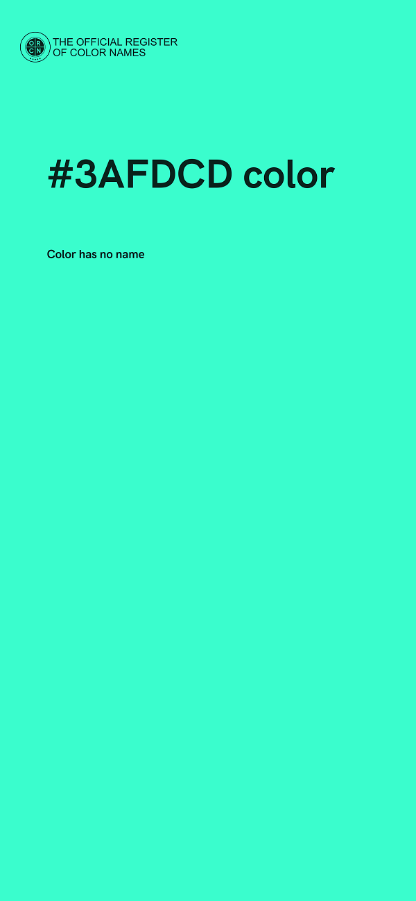 #3AFDCD color image