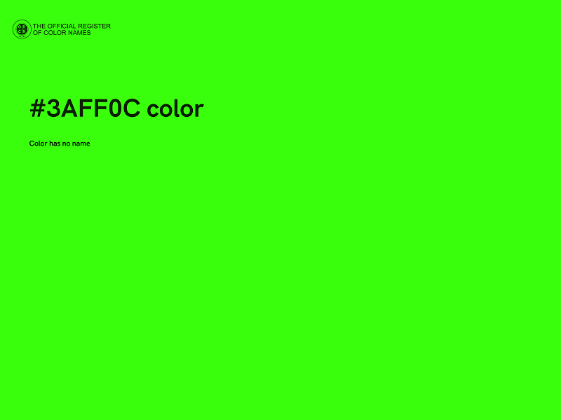 #3AFF0C color image