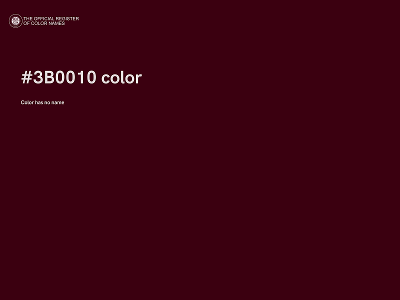 #3B0010 color image