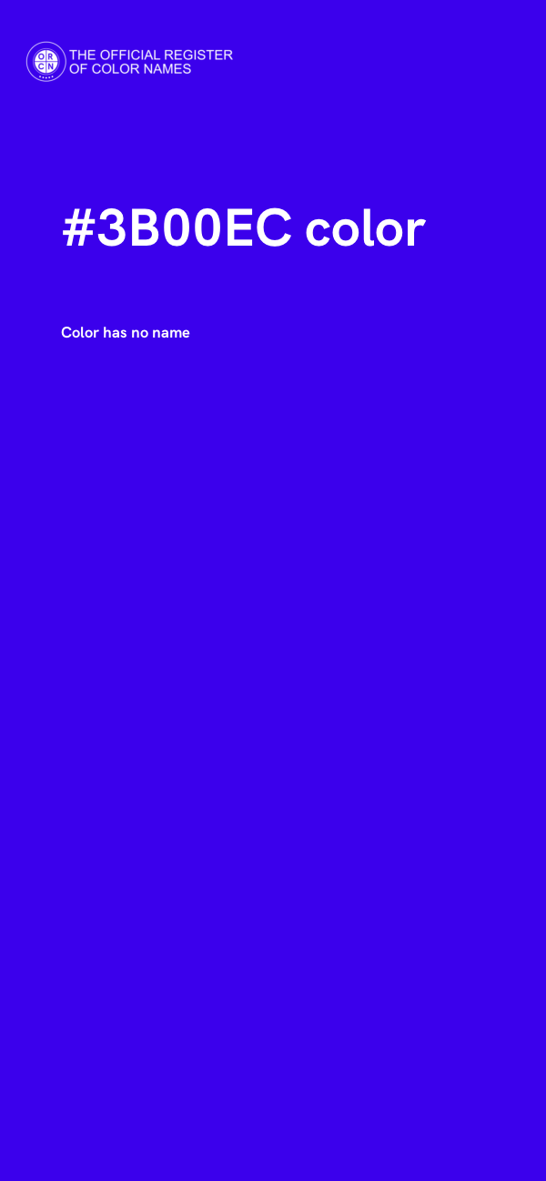 #3B00EC color image