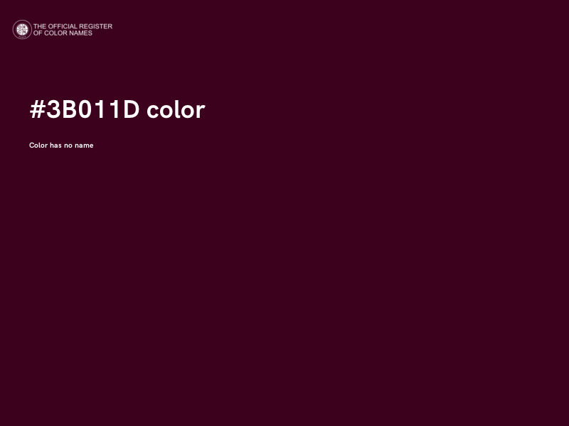 #3B011D color image