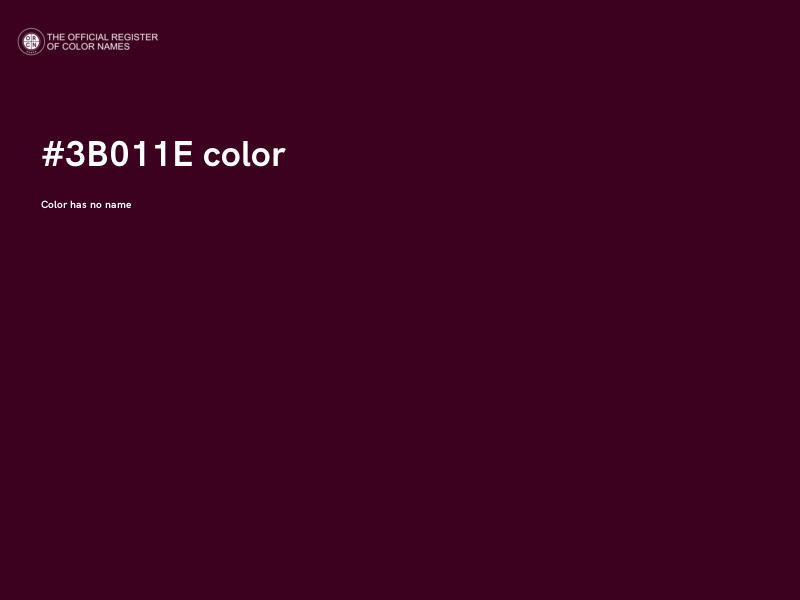 #3B011E color image