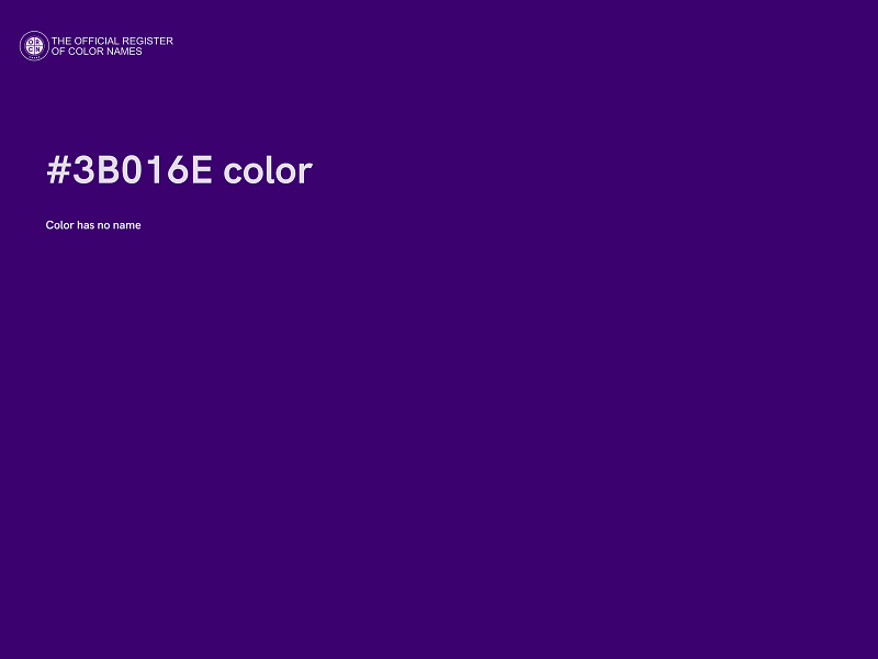 #3B016E color image