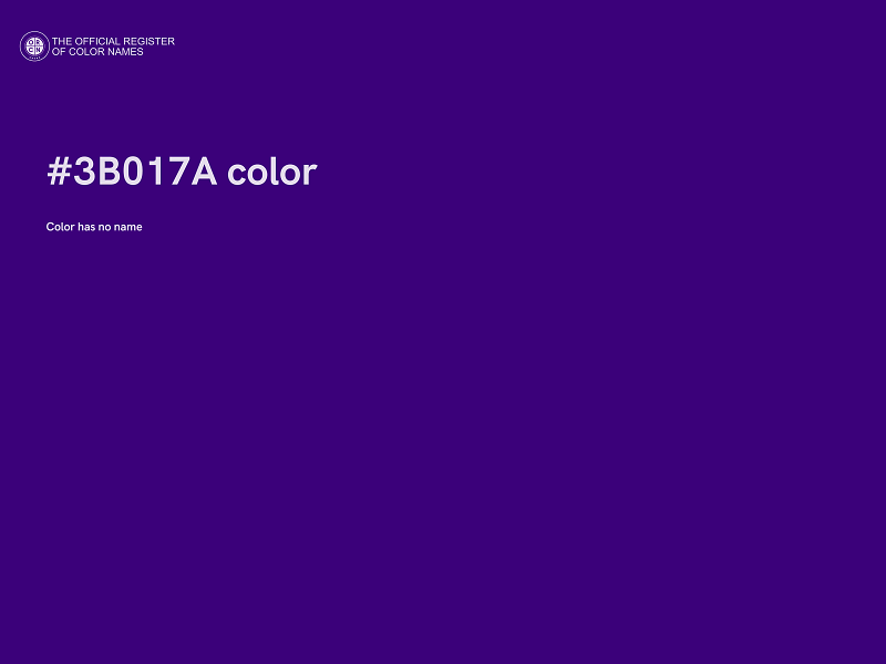 #3B017A color image