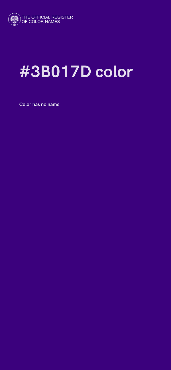 #3B017D color image