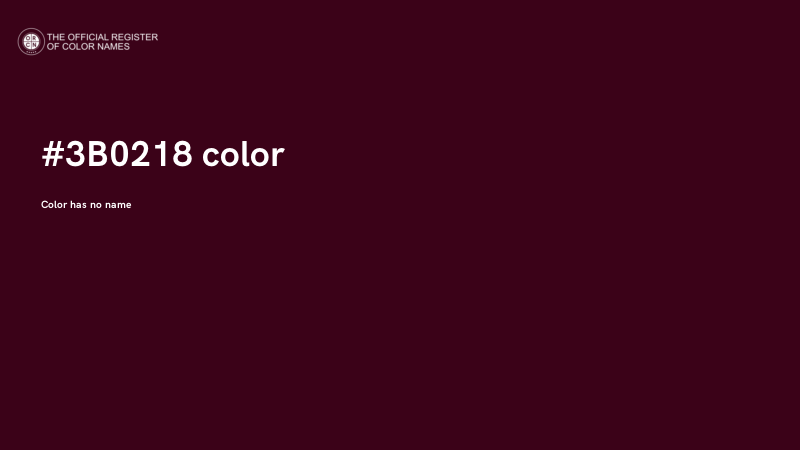 #3B0218 color image