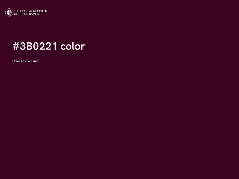 #3B0221 color image