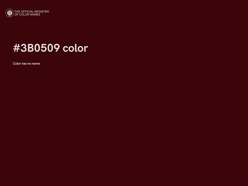 #3B0509 color image