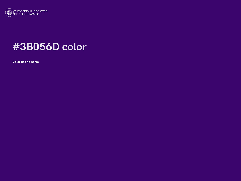#3B056D color image
