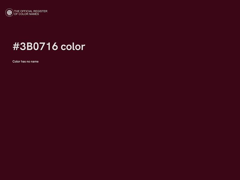 #3B0716 color image