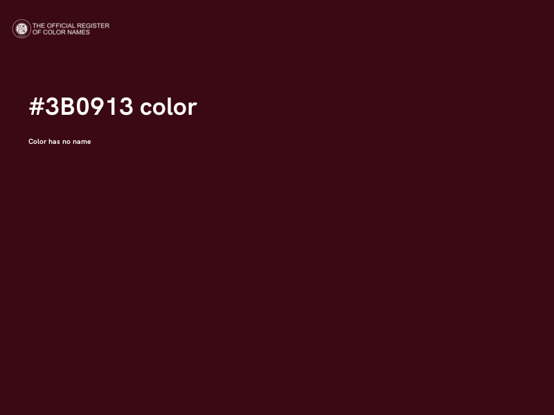 #3B0913 color image