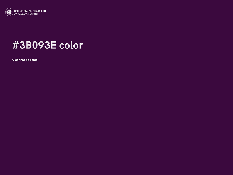 #3B093E color image