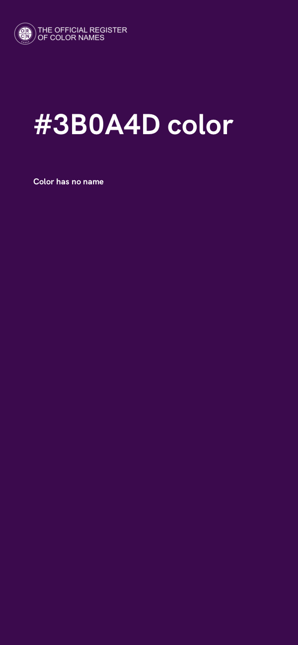 #3B0A4D color image