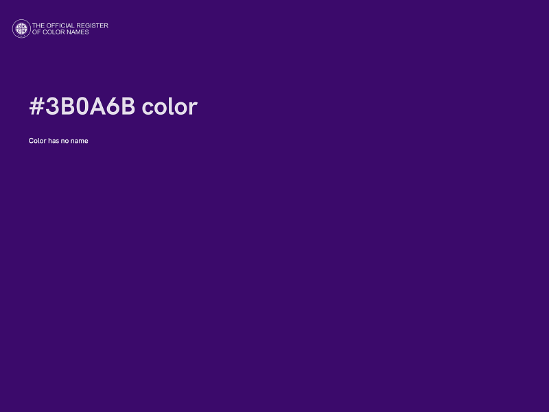 #3B0A6B color image