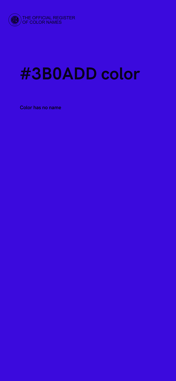#3B0ADD color image