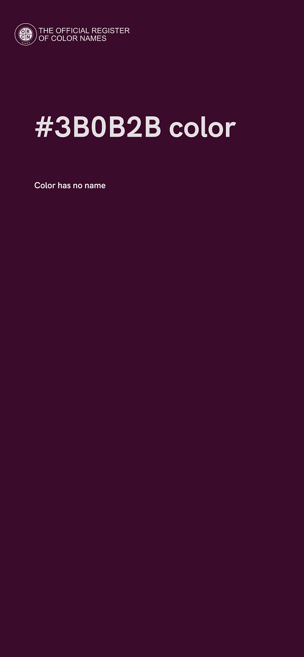 #3B0B2B color image
