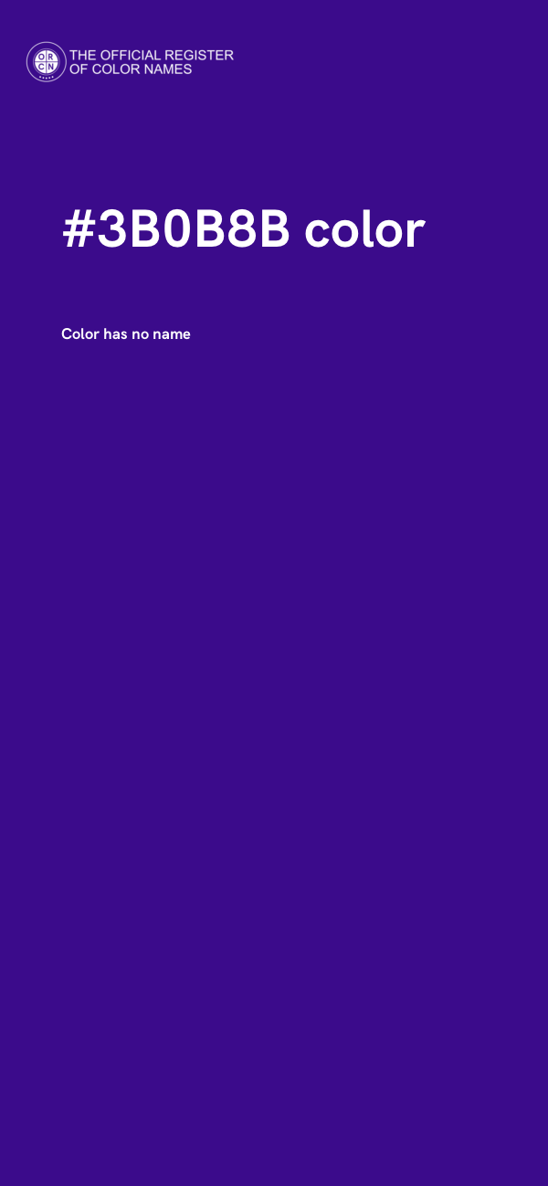 #3B0B8B color image