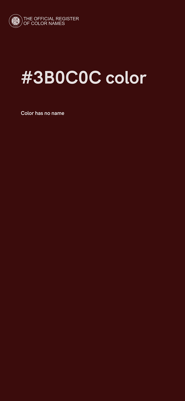 #3B0C0C color image