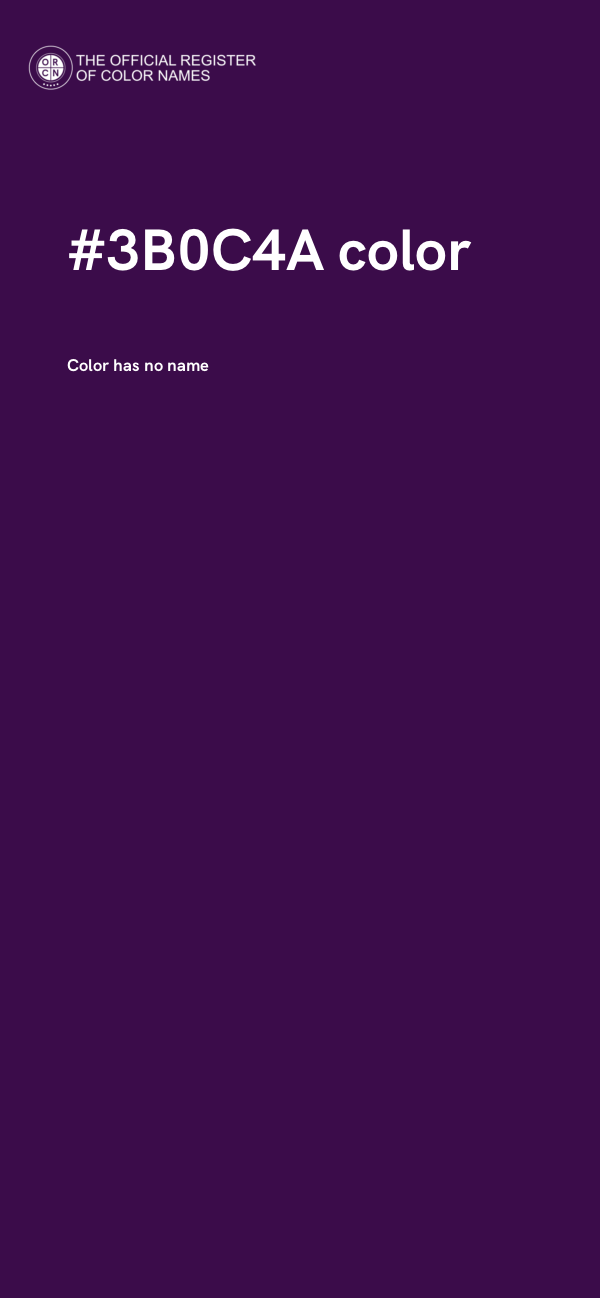 #3B0C4A color image