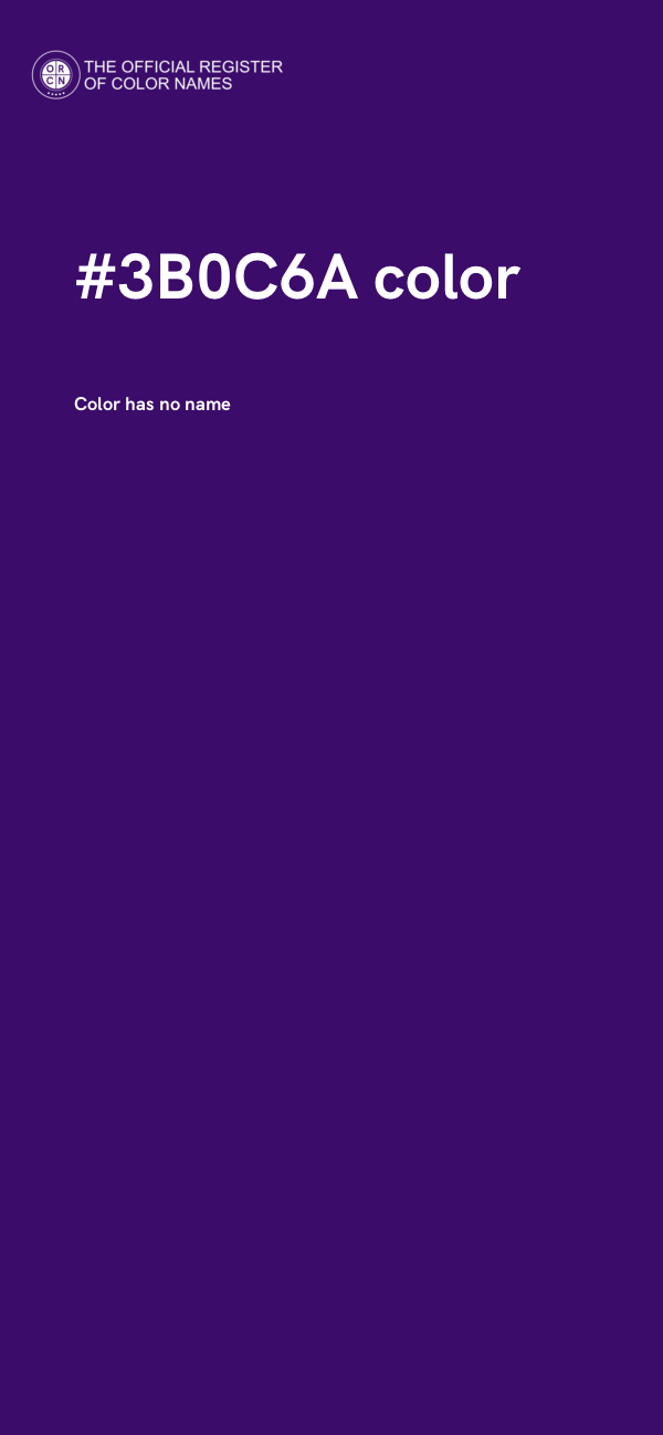 #3B0C6A color image