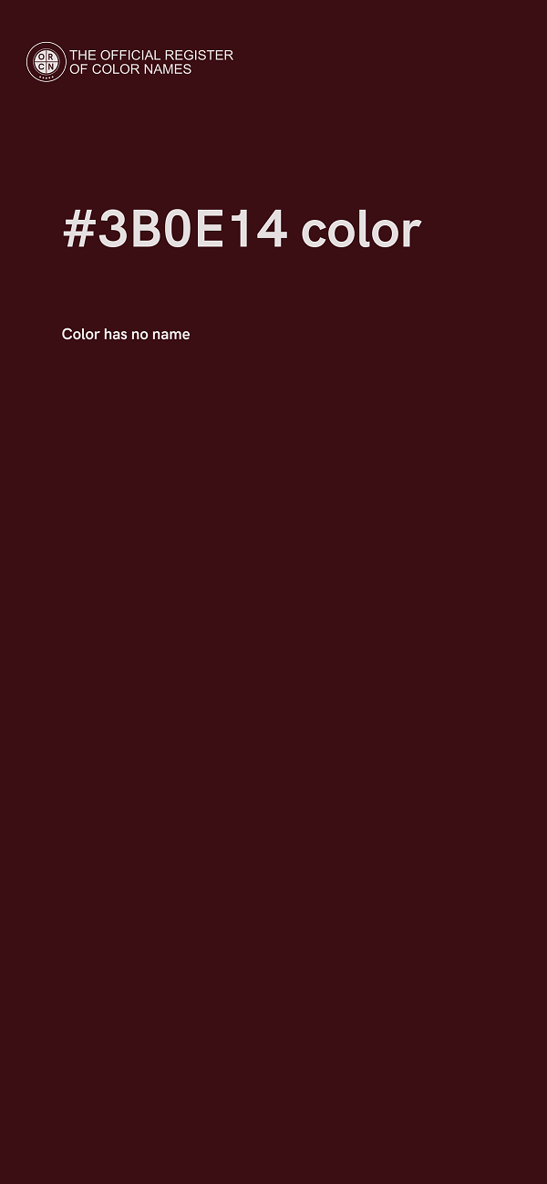 #3B0E14 color image