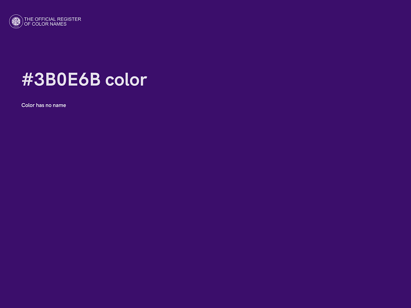 #3B0E6B color image