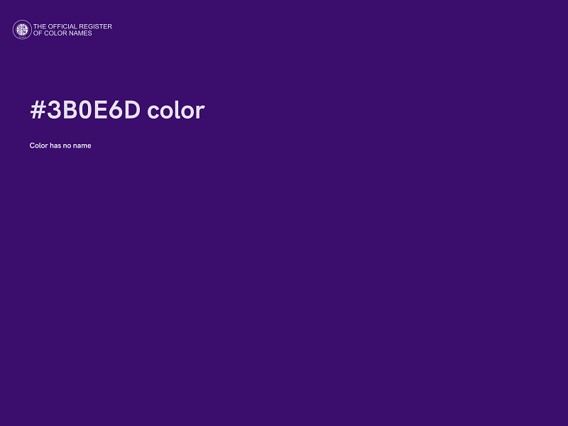 #3B0E6D color image