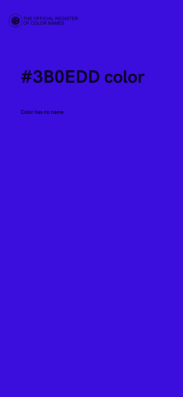 #3B0EDD color image