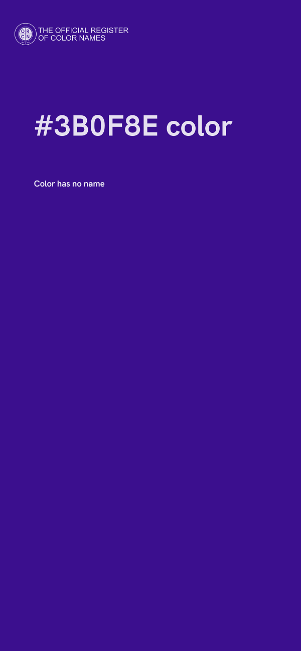 #3B0F8E color image
