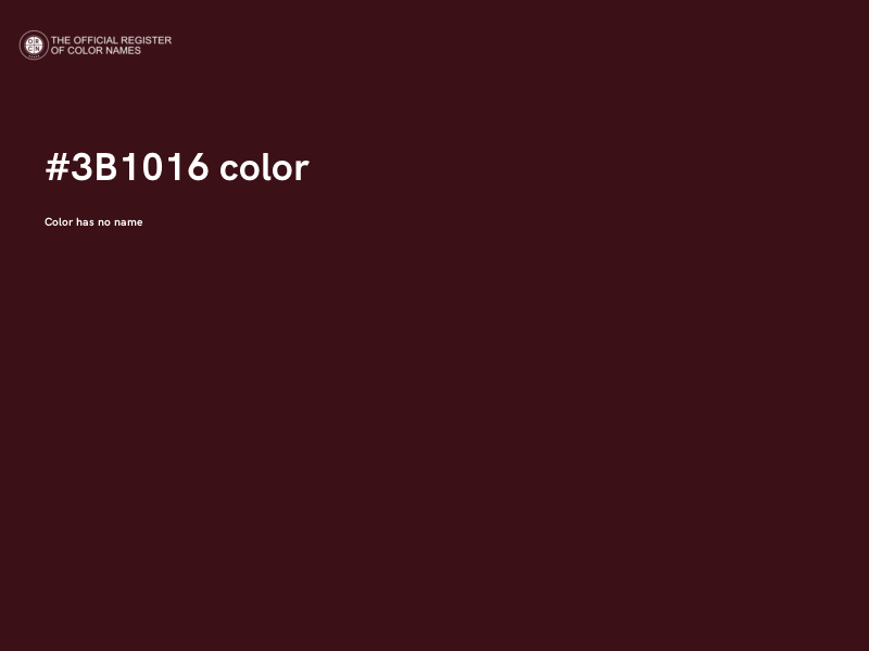 #3B1016 color image