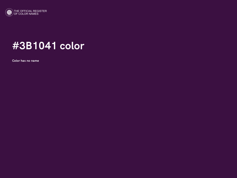 #3B1041 color image