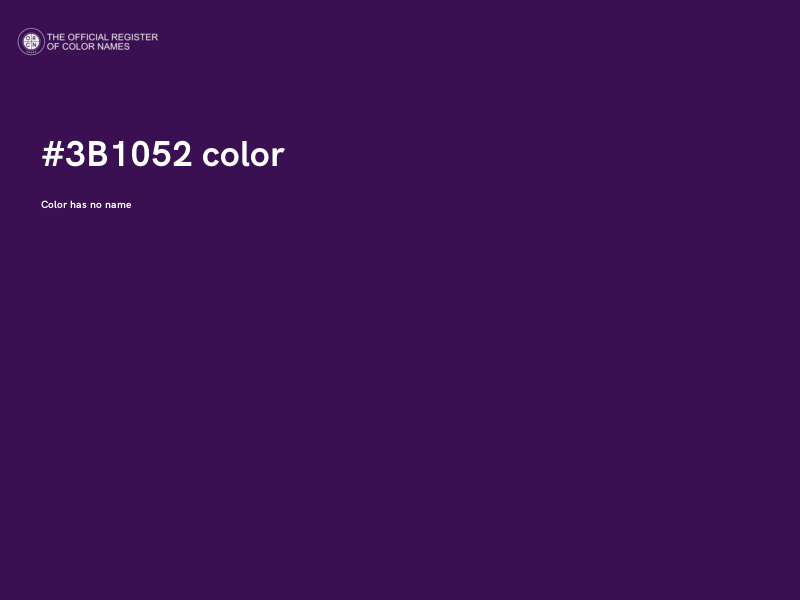 #3B1052 color image