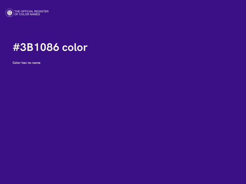 #3B1086 color image