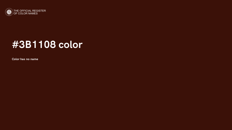 #3B1108 color image