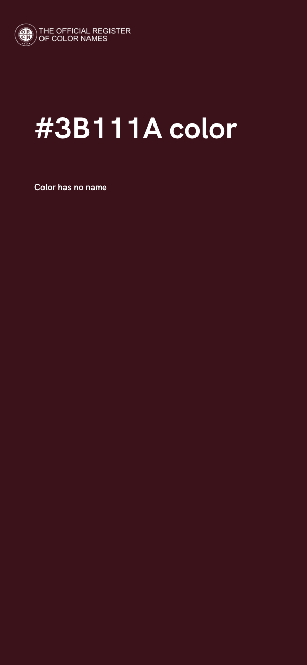 #3B111A color image