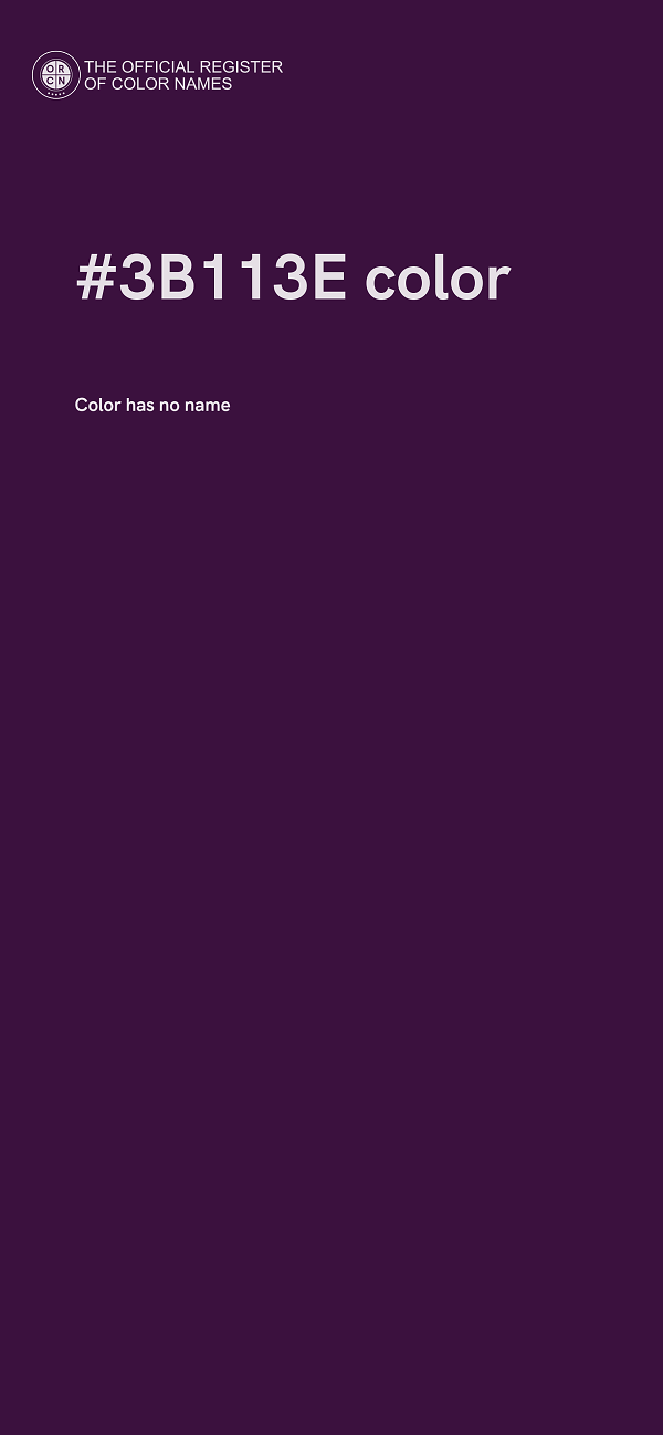 #3B113E color image
