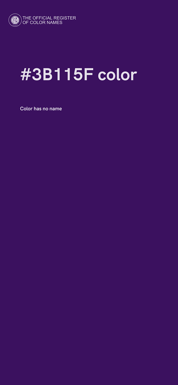 #3B115F color image