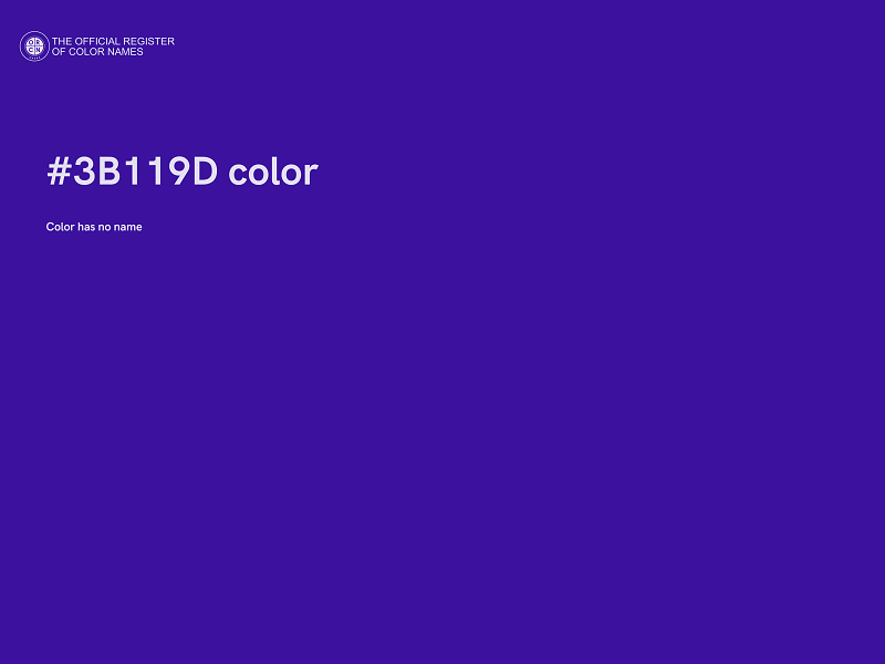 #3B119D color image