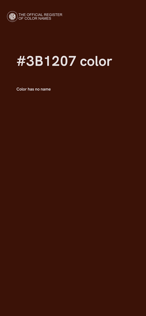 #3B1207 color image