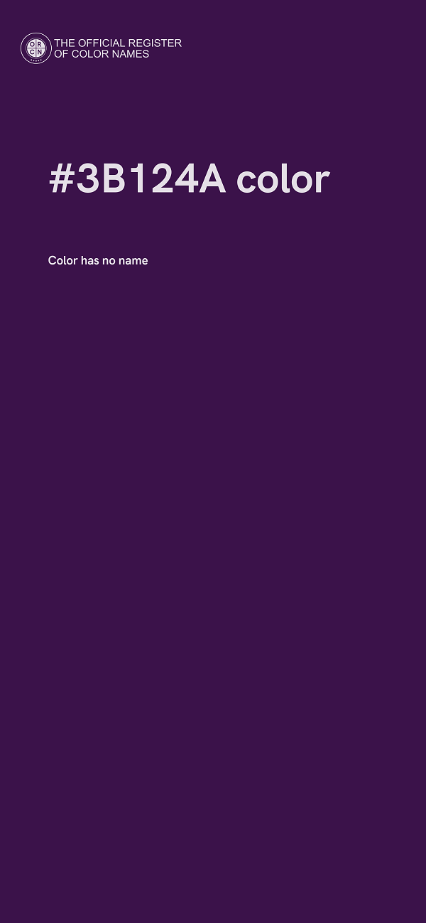#3B124A color image