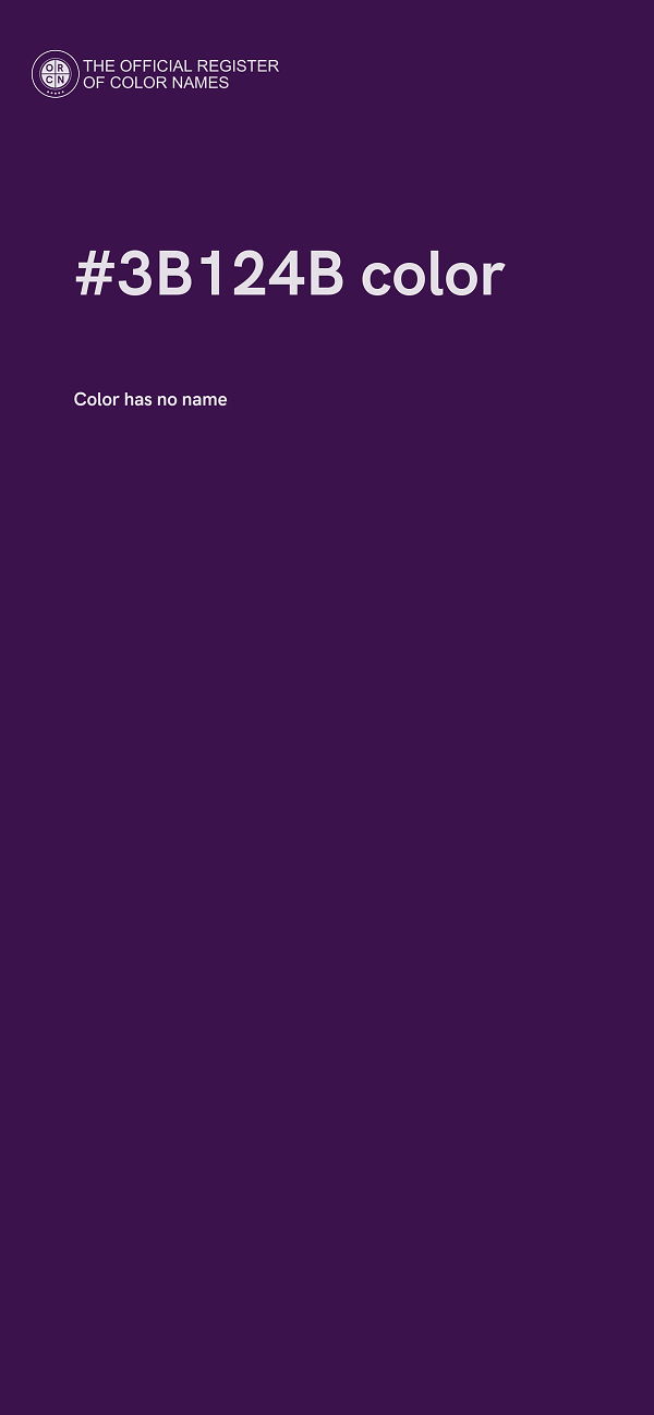 #3B124B color image