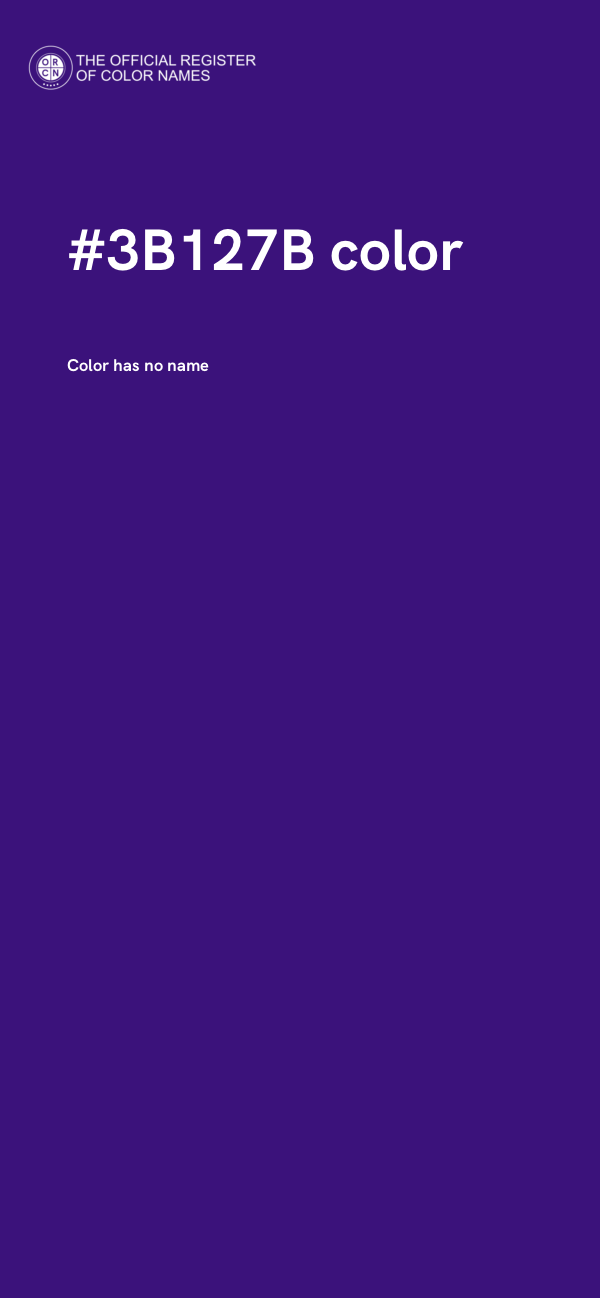 #3B127B color image